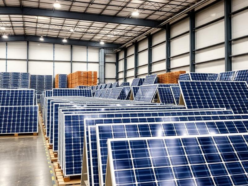 Solar module warehouse